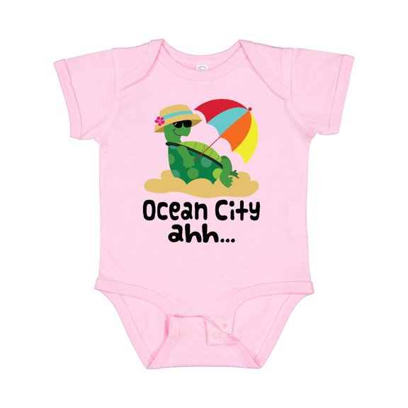 Inktastic Ocean City Maryland Boys or Girls Baby Bodysuit