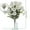 White, variant on Dvruxg 3 Pcs Artificial Flowers for Outdoors UV Resistant Silk Flowers Outdoor Faux Plastic Wild Flowers Bush Faux Flowers for Planters Indoor Outside Garden Porch Pots Patio Decor
