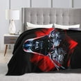 thumbnail image 4 of Ultra-Soft Micro Fleece Warm Darth Vader Blanket Throw Fluffy Fleece Blanket Decorative Quilt Four Seasons Lightweight For Couch Sofa Travel Camping Office 60"X50", 4 of 7