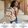 thumbnail image 4 of Chririnla Capybara Book Pad School Bag with Lightweight, Multi Pocket Waterproof 17-inch Laptop School Bags for Travel Middle School, 4 of 10