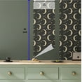 thumbnail image 5 of Ambesonne Celestial Peel & Stick Wallpaper for Home, Crescent Character Faces, 13"x36", Earth Yellow and Dark Grey, 5 of 5
