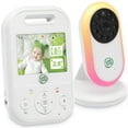 thumbnail image 1 of LeapFrog LF2423 Monitor para bebés, monitor de vídeo con pantalla de 2,8 pulgadas con cámara, audio bidireccional, alcance de 1000 pies, visión nocturna, canciones de cuna relajantes, sensor de temper, 1 of 5