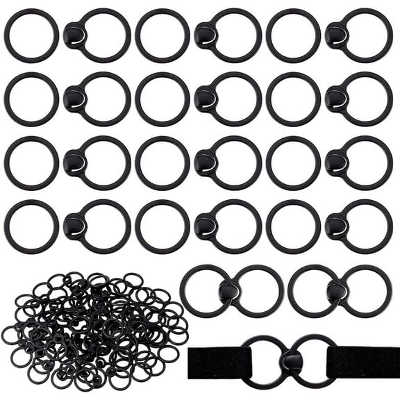 50 Sets Front Bra Clasp Replacement Plastic Bikini Bra Clips Swimsuit Bra Hooks Black Bra Buckles Closing Hook Bra Safe Lock Front Closing for Bra Making Lingerie Sewing 14mm