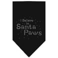 thumbnail image 1 of Santa Paws Rhinestone Bandana Black Small, 1 of 1