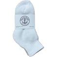 thumbnail image 5 of Yacht & Smith 12 Pairs of Cotton Mid Size Ankle Socks Boys and Girls Bulk Value Pack Socks White, 5 of 5