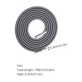 thumbnail image 2 of NIYANGLE 4pcs Chaise Longue Cord Rope Latex Comfortable Sitting Grey, 2 of 8