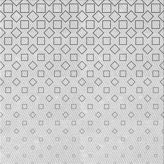 Ahgly Company Machine Washable Indoor Square Transitional Platinum Gray Area Rugs, 8' Square