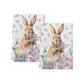 thumbnail image 2 of Taicans Easter Kitchen Towels Set of 2,Absorbent Soft Dish Towels Hand Towels with Bunny Egg Pattern,Fast Drying Tea Towels for Cooking Baking Table Decoration,25.9x16.9 Inch, 2 of 6
