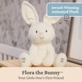 thumbnail image 6 of Baby GUND Flora the Bunny Animated Plush, Singing Stuffed Animal Toy for Ages 0 and Up, Cream, 12" (Styles May Vary), 6 of 6