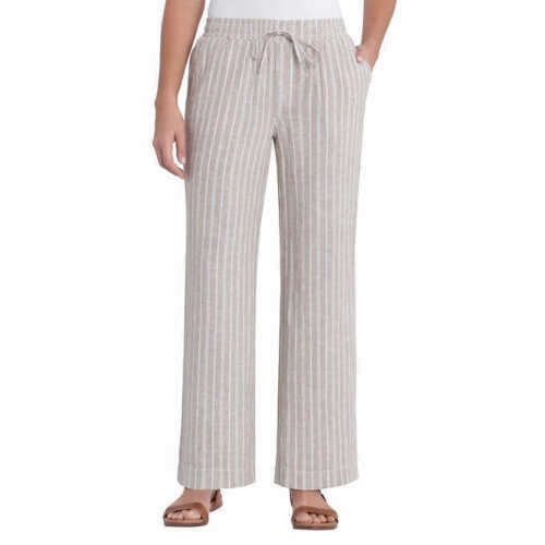 Briggs Ladies' Linen Blend Pant (Beige 