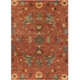 thumbnail image 6 of Hauteloom Frederica Wool Living Room, Bedroom Area Rug - Traditional - Rust, Sky Blue, Olive - 2' x 3', 6 of 7