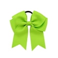 thumbnail image 4 of Ribbon Satin Fishtail Bow Hair Ties And Headbands For Girls Everyday With Timeless And Versatile Wear, Green, 4 of 4