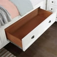 thumbnail image 2 of Furniture of America Ender Transitional Wood 2-Drawer Twin Bed in White, 2 of 2