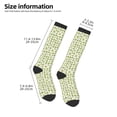 thumbnail image 5 of Fotbe Daisies Flowers print Women's Men's Novelty Crew Socks Cotton Socks Knee High Socks for Walking,Running,Nurses,Pregnancy, 5 of 9