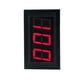 thumbnail image 4 of Voltímetro digital voltímetro led voltímetro voltímetro digital 056in medidor de voltaje de 3 cables probador pantalla LED 0-100V accesorio rojo ANGGREK Otros, 4 of 5
