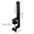thumbnail image 2 of CTIRCHIU 2Pcs Pegboard Desk Mount Brackets Black Strong Stable Support for Home Use, 2 of 8