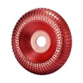 thumbnail image 3 of Amoladora de disco de amoladora de 100 mm, almohadilla de disco de lijado para pulido, portátil duradero Rojo Sharpla disco de amoladora angular, 3 of 8