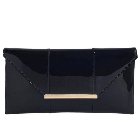 Faux Patent Leather Envelope Candy Clutch