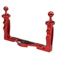 thumbnail image 2 of QIILU Dual Handles Tray Stabilizer Bracket,Dual Handheld Tray Stabilizer Rig Diving Underwater DSLR Camera Housings Tray For, 2 of 8