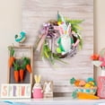 thumbnail image 4 of Plastic Easter Wreath 12 Inch With Bunny Egg Design For Front Door Wall Spring Holiday Home Decoration, 4 of 7