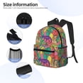 thumbnail image 5 of Fotbe Colorful Dinosaur Lightweight Casual Laptop Backpack for Men and Women, Daily use Waterproof backpack, Backpack for College, 5 of 8