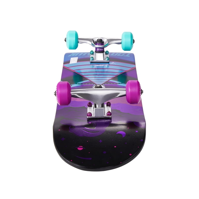 Tony Hawk 31 in. UFO Metallic Beginner Standard Skateboard with