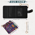 thumbnail image 3 of Small Wallet For Women Bifold Leather Pocket Coin Credit Card Holder With RFID Blocking Mexican Pattern, 3 of 6