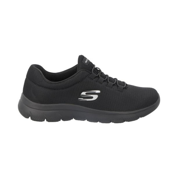 Tenis Skechers Mujer Deportivos Dama Comodos Memory Foam negro 23