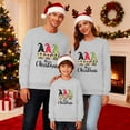 thumbnail image 7 of Rotm Christmas Clothes Matching Family Christmas Sweatshirts, Xmas Ugly Funny Jumper Long Sleeve Holiday Pullover Tops for Mom Dad Clothes Grey,3-4 Years, 7 of 7