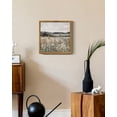 thumbnail image 5 of Drsoum Vintage Landscape Canvas Wall Art Prairie in Full Bloom Classic Wall Prints Modern Farmhouse Kitchen Bathroom Office Decor 10x10in Natural Framed, 5 of 6