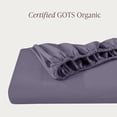 thumbnail image 3 of Bare Home 100% Organic Cotton Fitted Sheet - Percale Weave  - Twin XL,  Dusty Purple, 3 of 10
