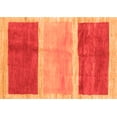 thumbnail image 1 of Ahgly Company Indoor Rectangle Abstract Orange Contemporary Area Rugs, 8' x 12', 1 of 1