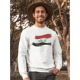 thumbnail image 2 of Flag Of Iraq  Sweatshirt Men -Image by Shutterstock, Male 3X-Large, 2 of 4