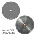 thumbnail image 2 of Hi-Tech Diamond 10" Lapidary Equipment Slab Saw - Rock, Stone, Glass Cutting, Slabbing, Sawing Machine Includes TWO 10" Diamond Saw Blades, 2 of 7
