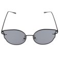 thumbnail image 2 of Gafas de terre de ojos de gato para mujer, gafas vintage de gran tamaño para conducir, Gris oscuro Yinane Gafas de sol vintage para mujer, 2 of 8