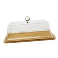 thumbnail image 5 of Baoblaze Bamboo Cake Stand with Cover Acrylic Food Cover for Pastries Hotels Desserts S, 5 of 8