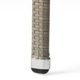 thumbnail image 5 of GDF Studio Haddan Outdoor Wicker Armless Stacking Dining Chairs, Set of 4, Chateau Gray, 5 of 8