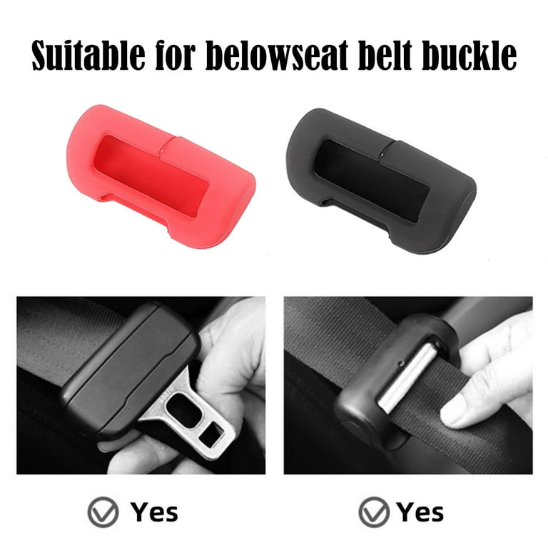 2pcs Seat Safety Belt Buckle Clip Insert Cover Stickers For Jeep - Natalex  Auto