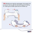 thumbnail image 4 of Seni Super Plus Adult Incontinence Brief M Heavy Absorbency Breathable / Overnight, S-ME10-BP1, Heavy to Severe, 10 Ct, 4 of 10