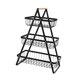 thumbnail image 4 of Fruit Basket Display Stand Rack Cake Stand Bread Basket for Candy Desserts Black Macarena puesto de cesta de frutas, 4 of 8