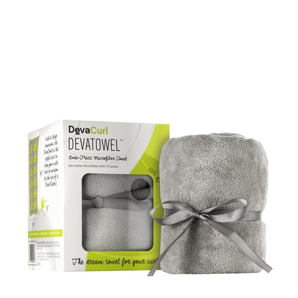 DevaCurl Deva-Towel Gray Microfiber, 1 Count