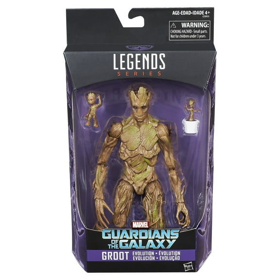 Marvel Legends Series Guardians of the Galaxy Groot Evolution Action Figure