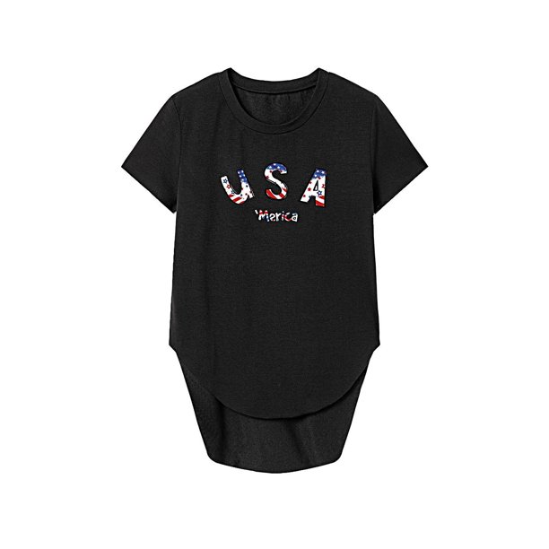 Camiseta de mujer Ropa de verano Top de manga corta para viajes Compras Mochilero L