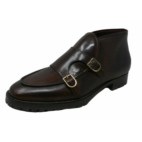 Edhen Men's Brera Ankle Boots Brown Ankle-High Leather Boot - 9 M
