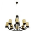 thumbnail image 4 of Meyda 157522 48 in. Octavia 8 Light Chandelier, Oil Rubbed Bronze - Lodge Contemporary Acrylic, 4 of 4