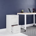 thumbnail image 2 of Space Solutions 3 Drawer Letter Width Vertical File Cabinet with Pencil Drawer, White, 2 of 6