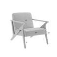 thumbnail image 6 of Glenwillow Home 30" Wide Grove MCM Wood Frame Upholstered Accent Chair In Grey, 6 of 7