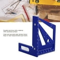 thumbnail image 4 of Multi Angle Measuring Ruler Woodworking Layout Square Tool 22.5-90 Degree Protractor Aluminum Alloy, Durable Accurate Scales, Portable, Ideal for DIY, Engineers, Carpenters, and, 4 of 8