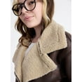 thumbnail image 5 of Weekend Academy Girls Faux Leather Biker Jacket with Faux Shearling Trim, Sizes 4-18, 5 of 6