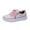 Pink, variant on WEAIXIMIUNG Platform Sneakers Women Tan Sole Couples Fashion Leather Thick Soled Lace Up Sneakers Outdoor Casual Comfortable Board Shoes